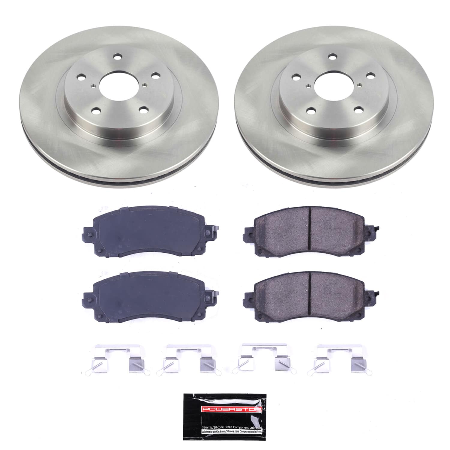 Power Stop SC8480 - Front Z17 Evolution Pad And Semi-Coated Rotor Kit vehicle fitment brake part