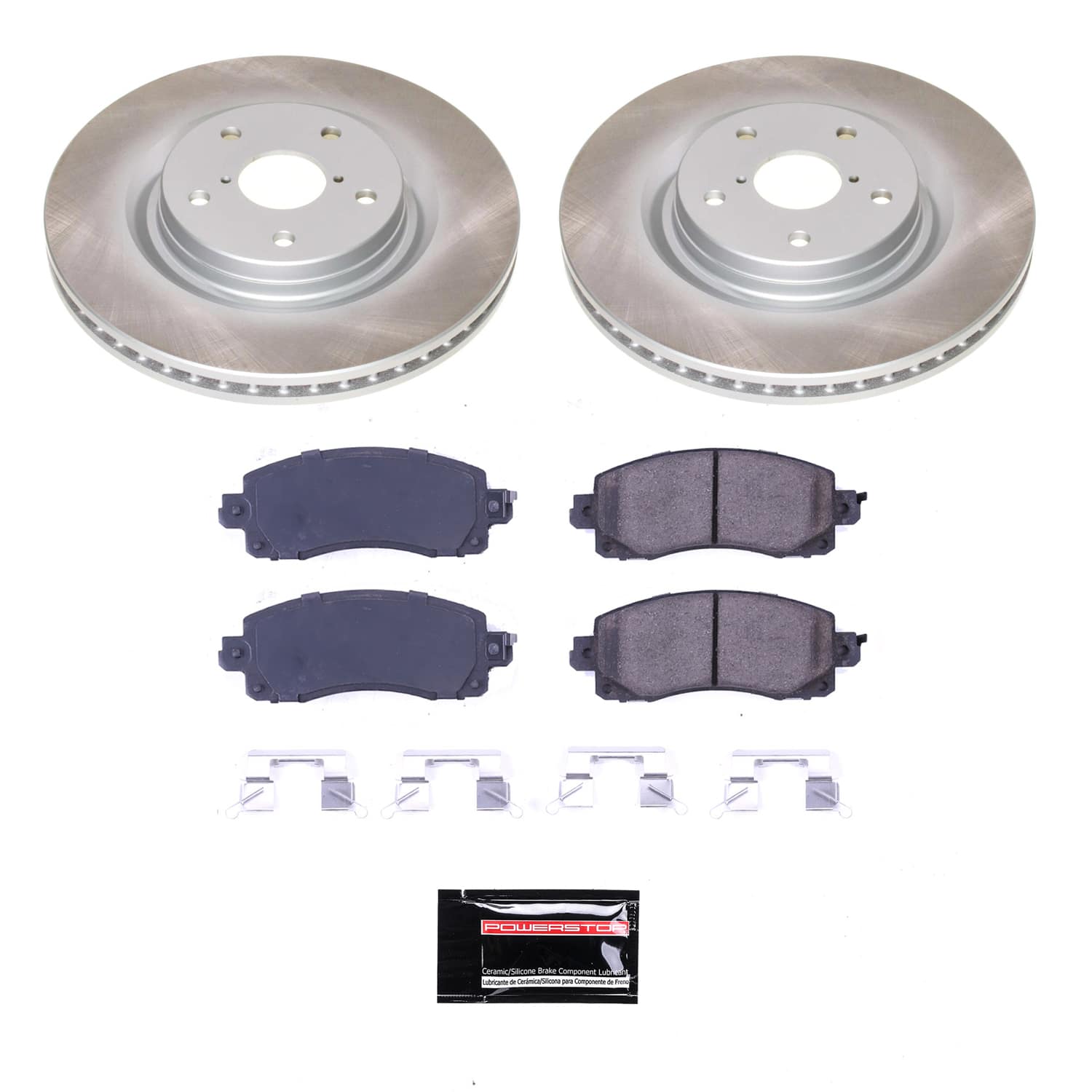 Power Stop SC8481 - Front Z17 Evolution Pad And Semi-Coated Rotor Kit vehicle fitment brake part