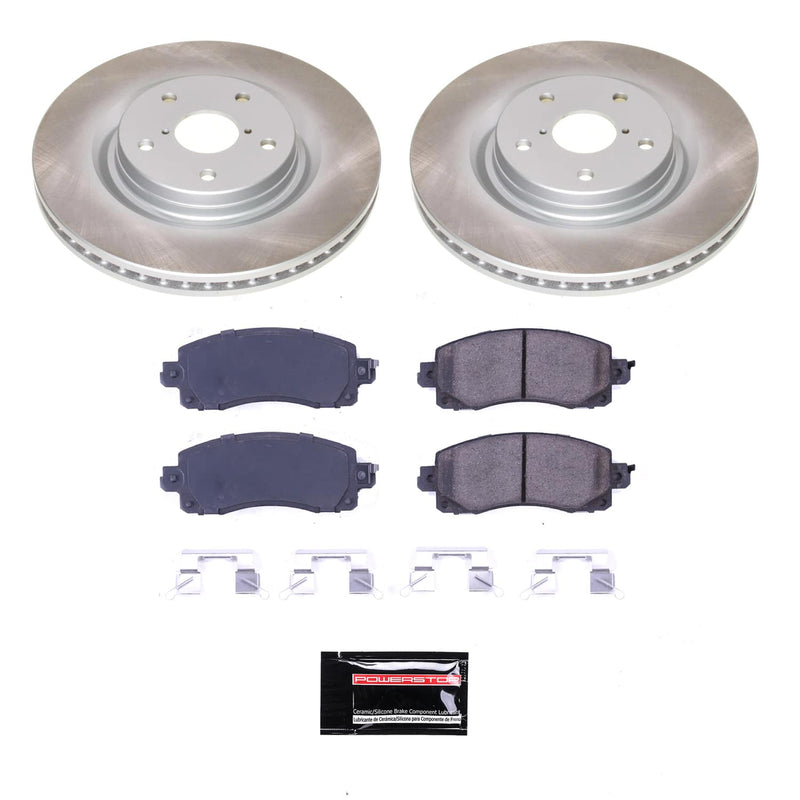 Power Stop SC8481 - Front Z17 Evolution Pad And Semi-Coated Rotor Kit vehicle fitment brake part