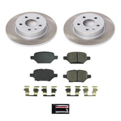 Power Stop SC8488 - Rear Z17 Evolution Pad And Semi-Coated Rotor Kit vehicle fitment brake part