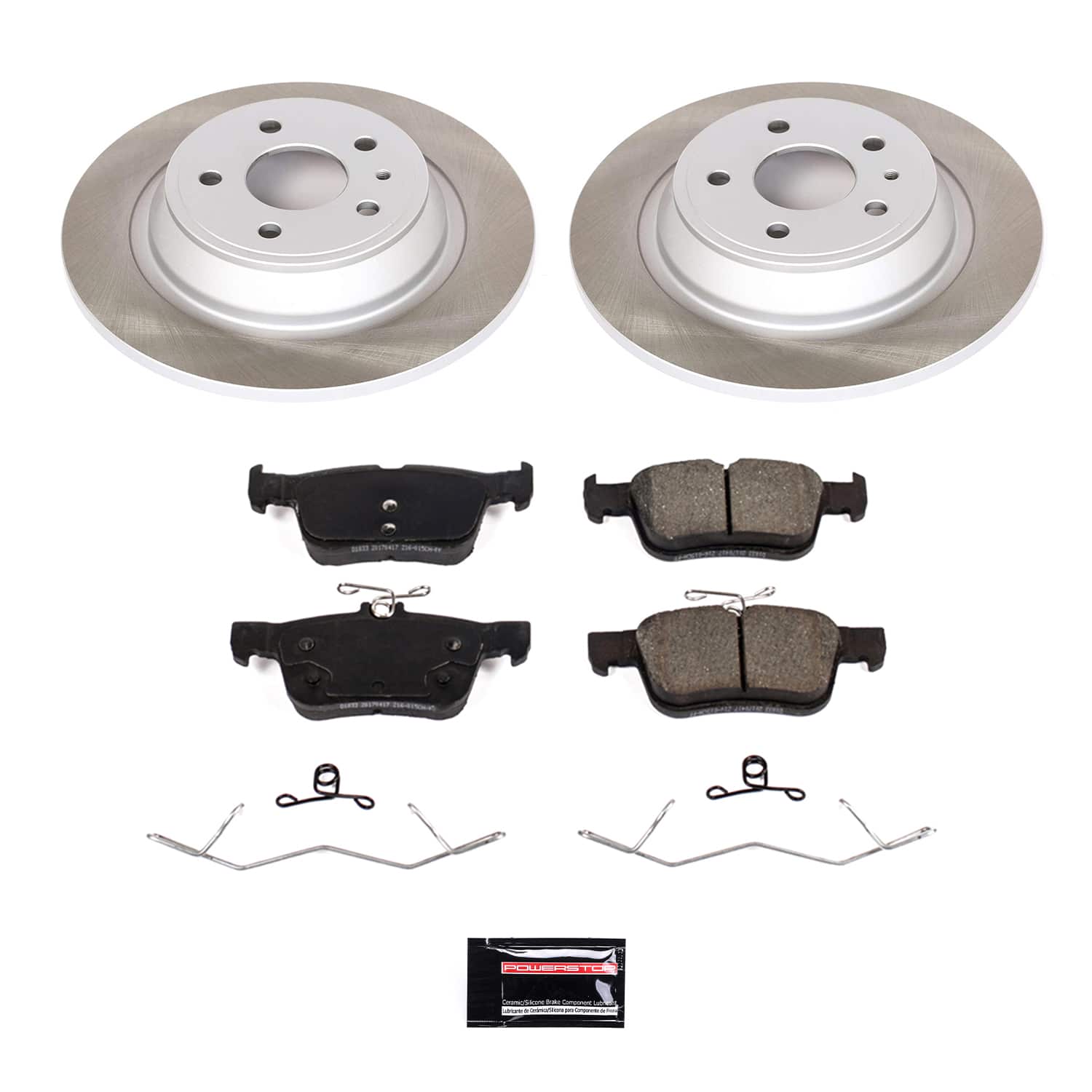 Power Stop SC8533 - Rear Z17 Evolution Pad And Semi-Coated Rotor Kit vehicle fitment brake part