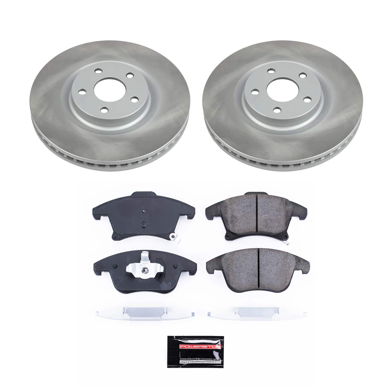 Power Stop SC8540 - Front Z17 Evolution Pad And Semi-Coated Rotor Kit vehicle fitment brake part