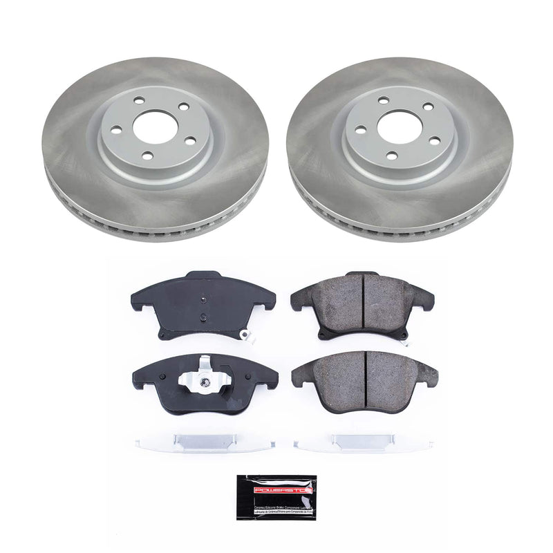 Power Stop SC8540 - Front Z17 Evolution Pad And Semi-Coated Rotor Kit vehicle fitment brake part