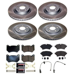Power Stop SC8552 - Rear Z17 Evolution Pad And Semi-Coated Rotor Kit vehicle fitment brake part