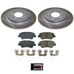 Power Stop SC8619 - Rear Z17 Evolution Pad And Semi-Coated Rotor Kit vehicle fitment brake part