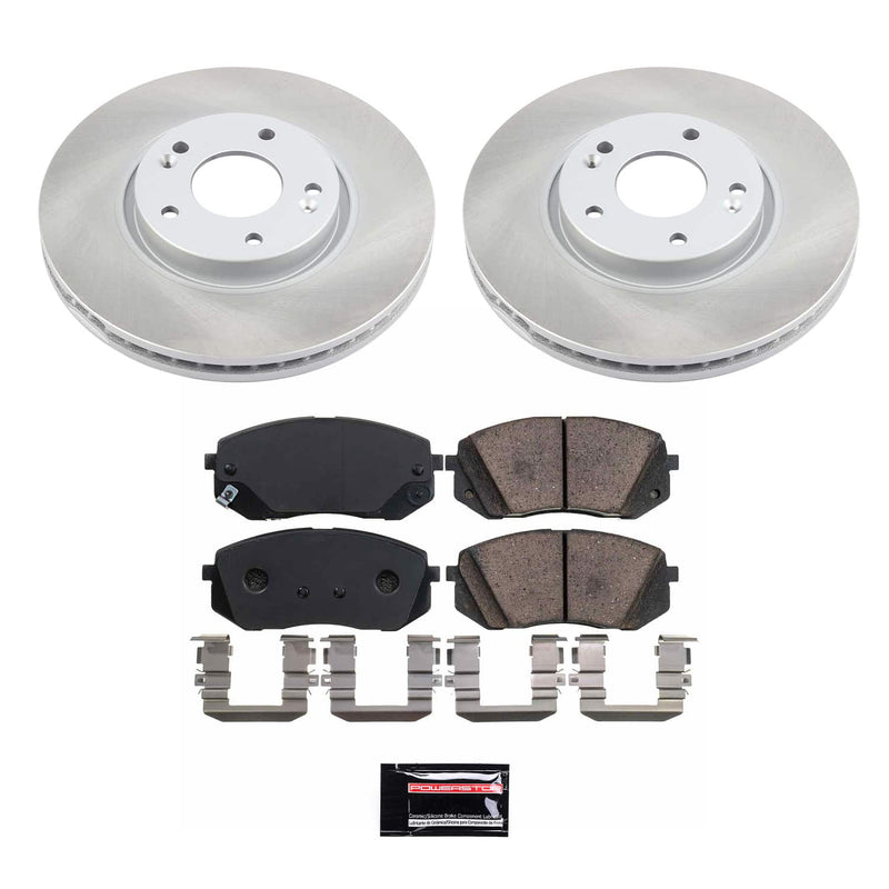 Power Stop SC8621 - Front Z17 Evolution Pad And Semi-Coated Rotor Kit vehicle fitment brake part