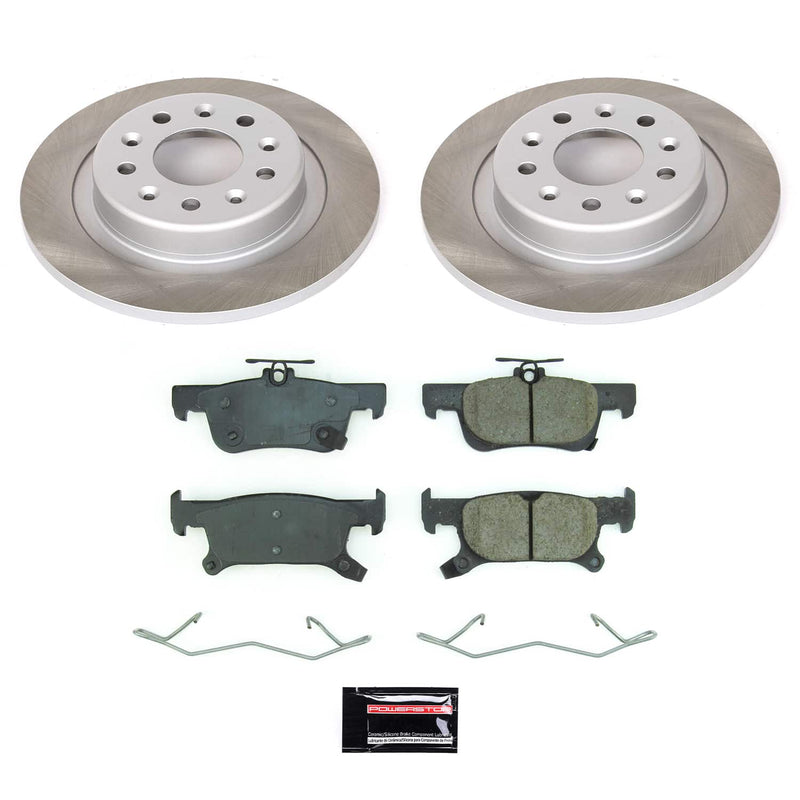 Power Stop SC8624 - Rear Z17 Evolution Pad And Semi-Coated Rotor Kit vehicle fitment brake part