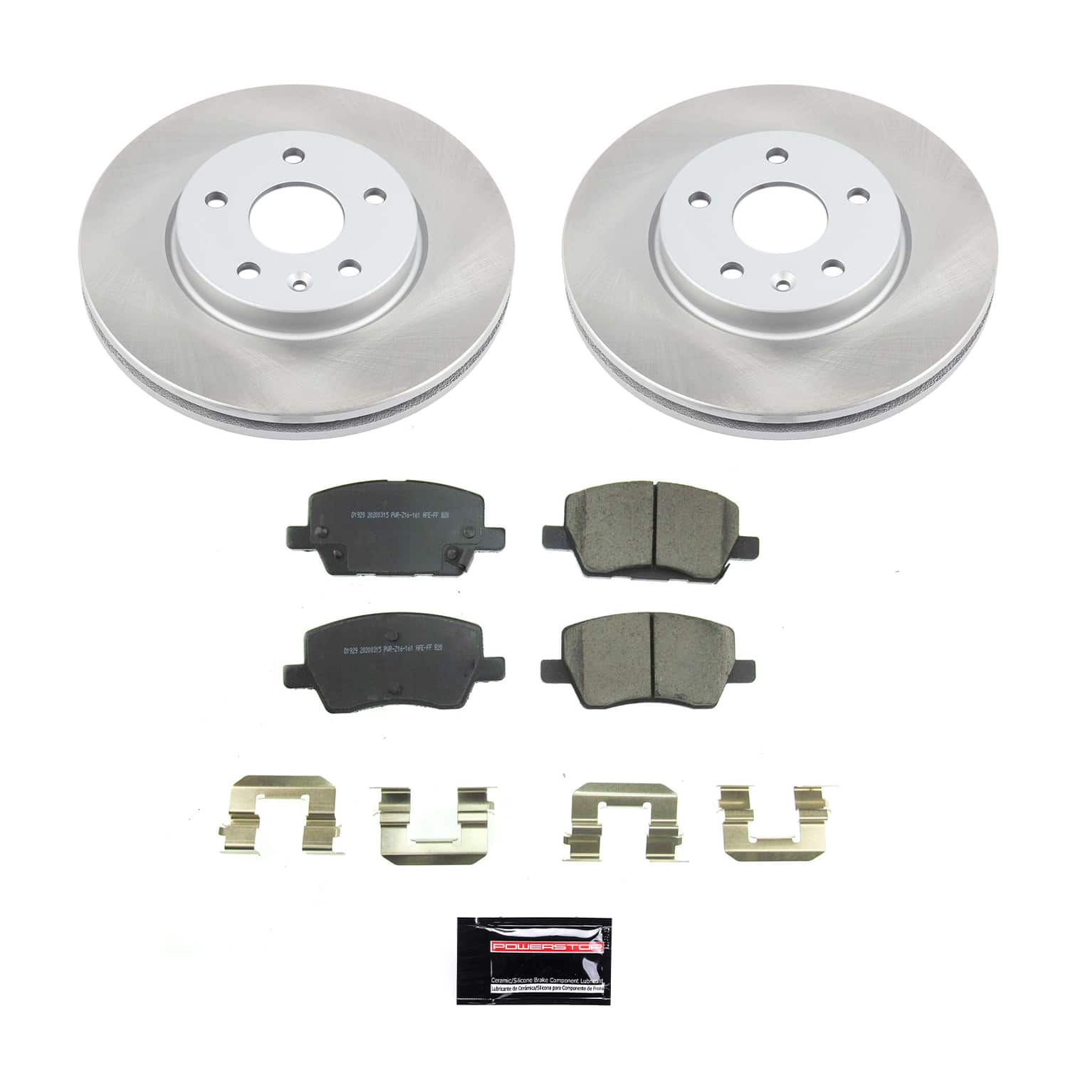 Power Stop SC8635 - Front Z17 Evolution Pad And Semi-Coated Rotor Kit vehicle fitment brake part