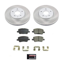 Power Stop SC8635 - Front Z17 Evolution Pad And Semi-Coated Rotor Kit vehicle fitment brake part