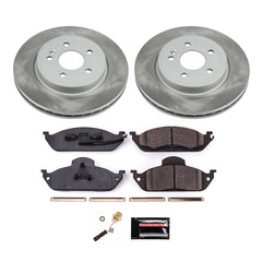 Power Stop SC864 - Front Z17 Evolution Pad And Semi-Coated Rotor Kit vehicle fitment brake part