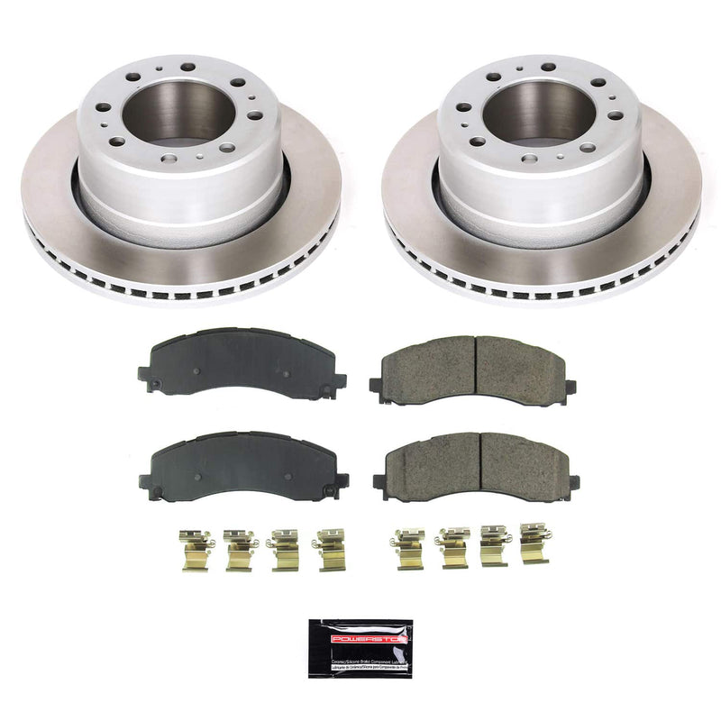 Power Stop SC8641 - Rear Z17 Evolution Pad And Semi-Coated Rotor Kit vehicle fitment brake part