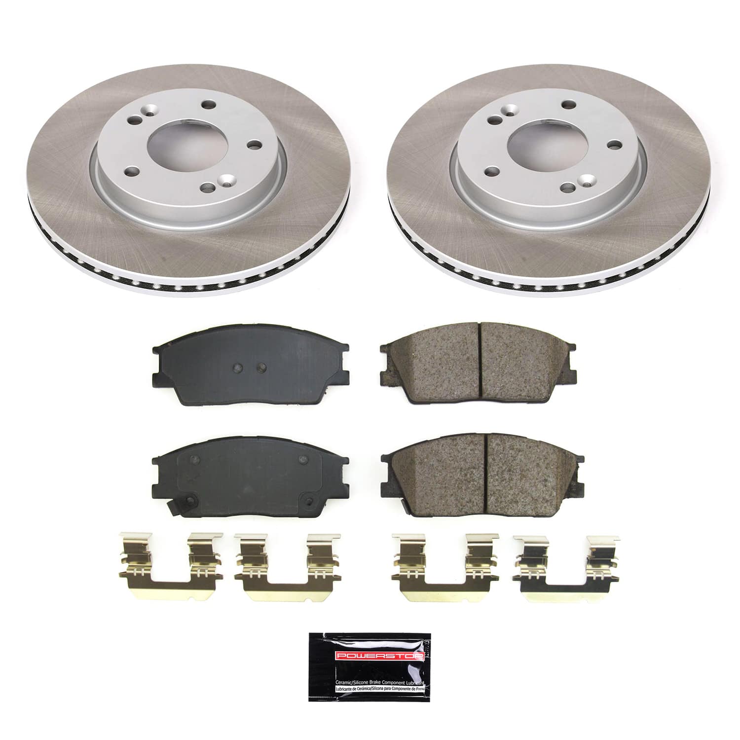Power Stop SC8663 - Front Z17 Evolution Pad And Semi-Coated Rotor Kit vehicle fitment brake part