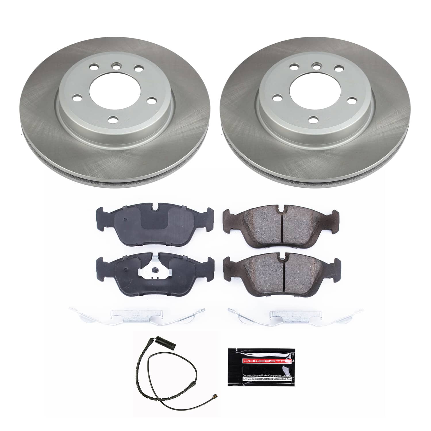 Power Stop SC867 - Front Z17 Evolution Pad And Semi-Coated Rotor Kit vehicle fitment brake part