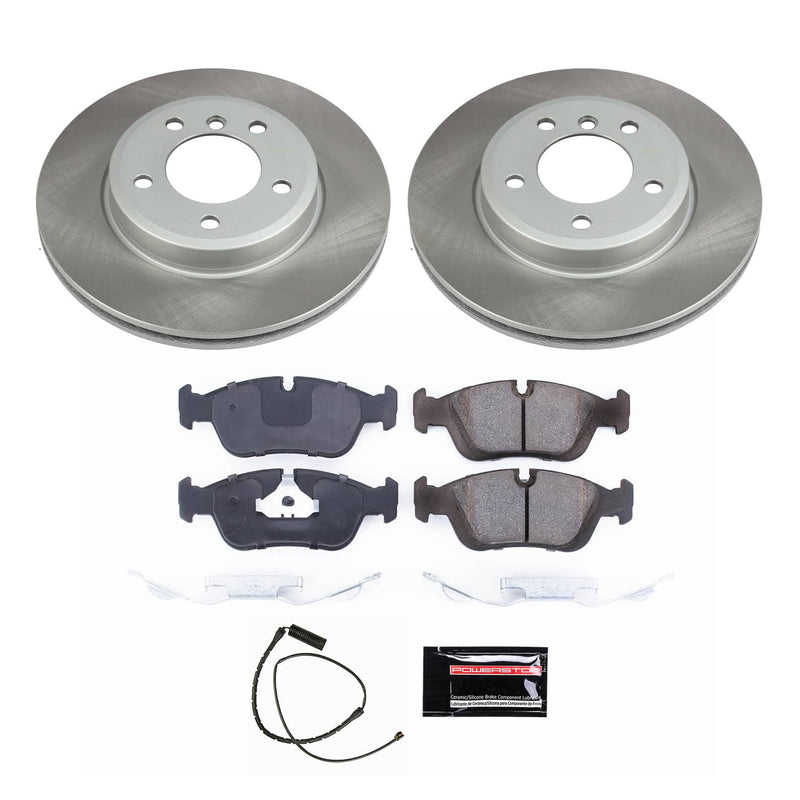 Power Stop SC867 - Front Z17 Evolution Pad And Semi-Coated Rotor Kit vehicle fitment brake part