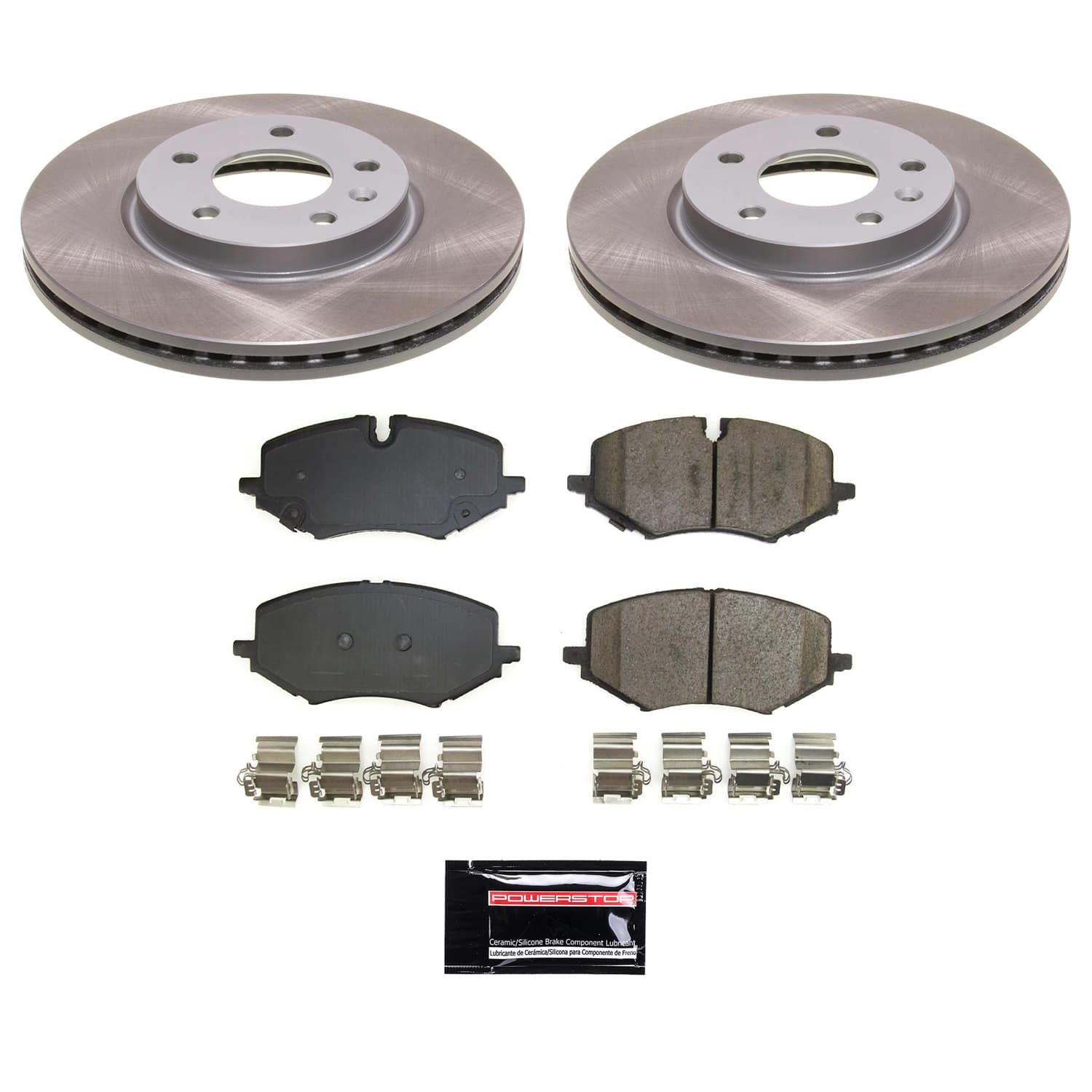 Power Stop SC8671 - Front Z17 Evolution Pad And Semi-Coated Rotor Kit vehicle fitment brake part