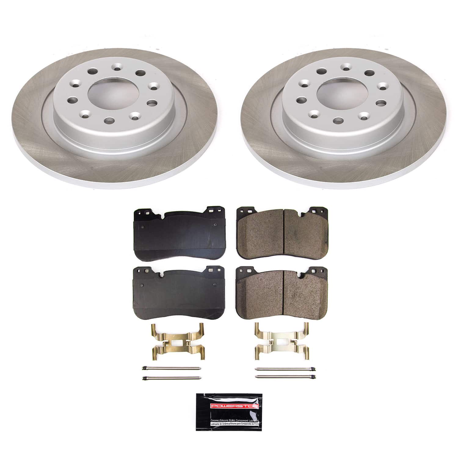 Power Stop SC8676 - Rear Z17 Evolution Pad And Semi-Coated Rotor Kit vehicle fitment brake part
