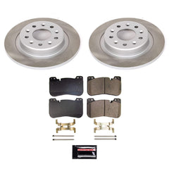 Power Stop SC8676 - Rear Z17 Evolution Pad And Semi-Coated Rotor Kit vehicle fitment brake part