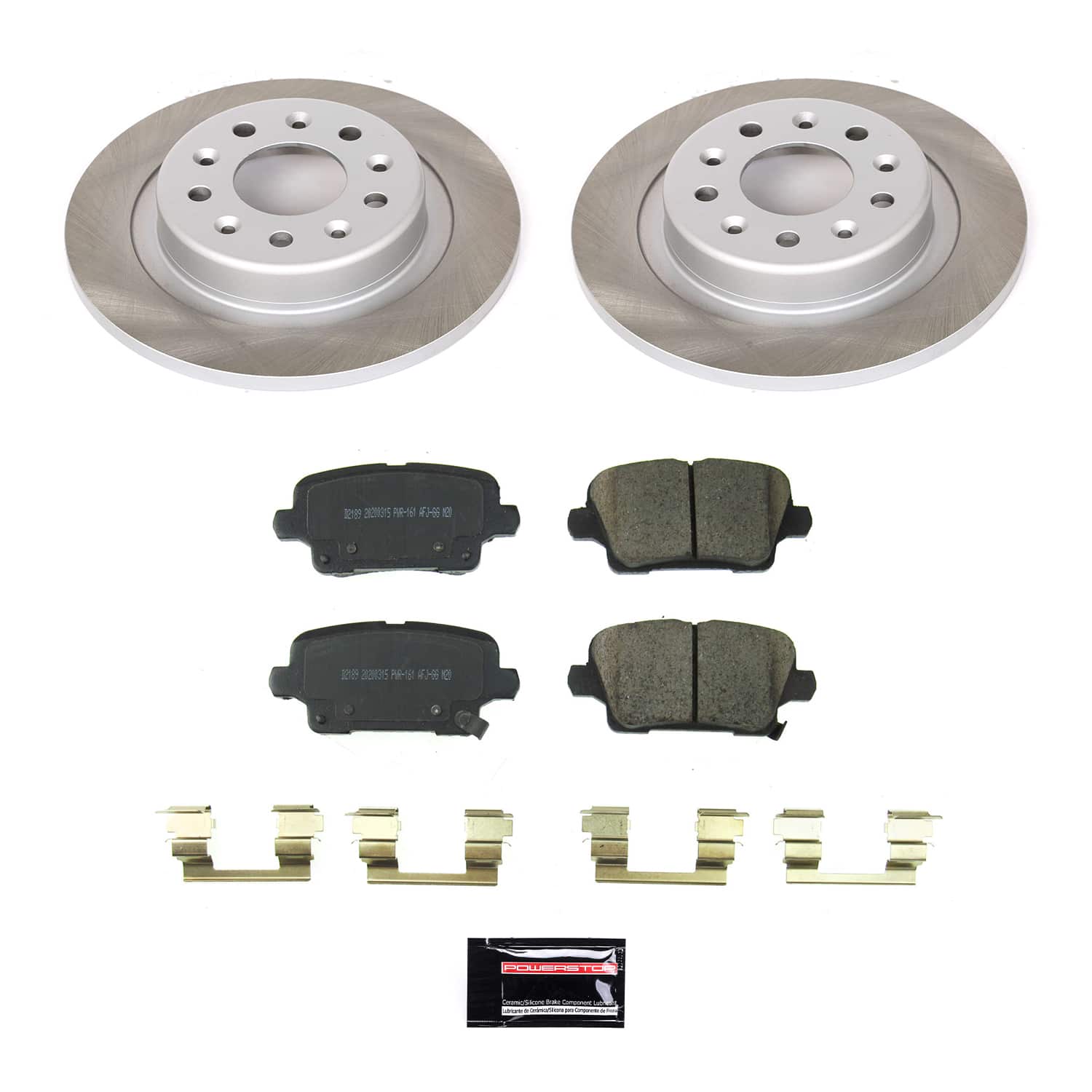 Power Stop SC8677 - Rear Z17 Evolution Pad And Semi-Coated Rotor Kit vehicle fitment brake part
