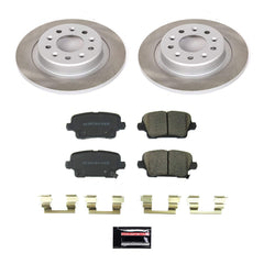 Power Stop SC8677 - Rear Z17 Evolution Pad And Semi-Coated Rotor Kit vehicle fitment brake part