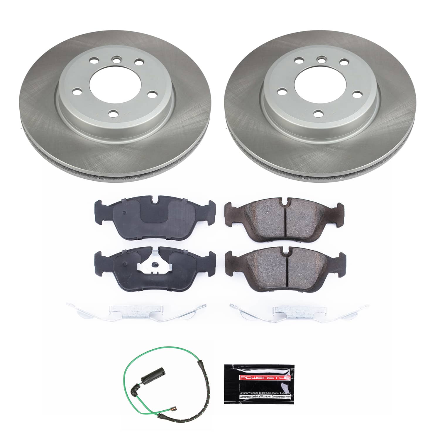 Power Stop SC868 - Front Z17 Evolution Pad And Semi-Coated Rotor Kit vehicle fitment brake part