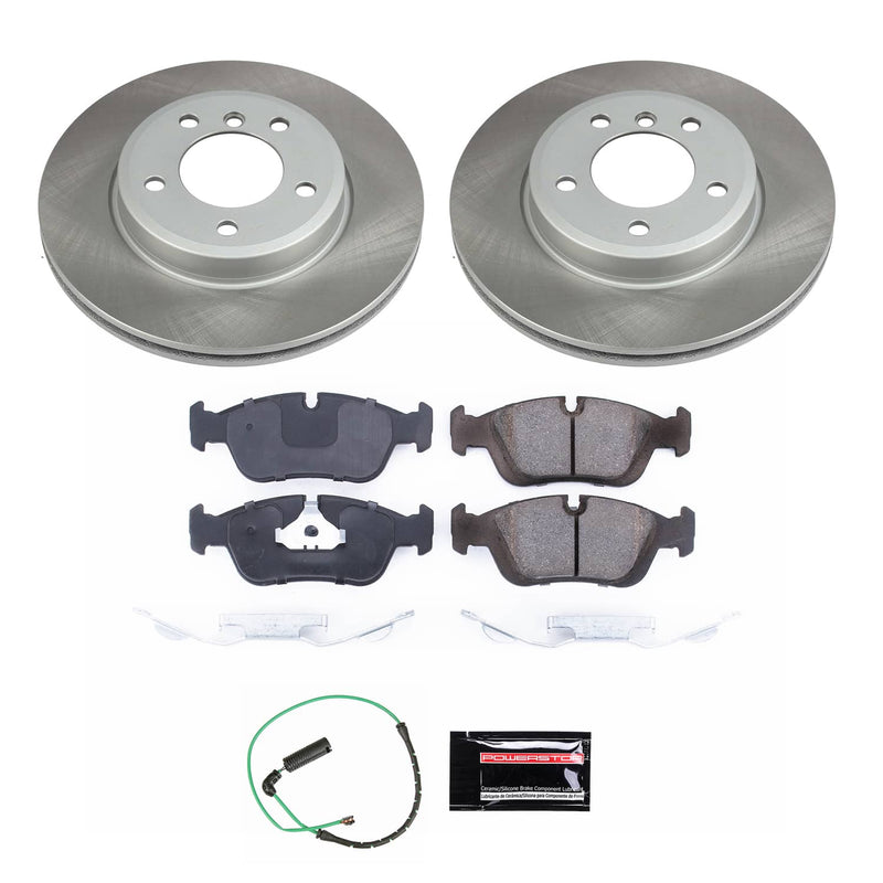 Power Stop SC868 - Front Z17 Evolution Pad And Semi-Coated Rotor Kit vehicle fitment brake part