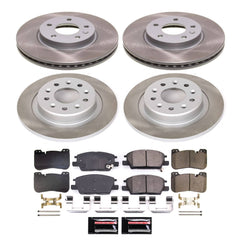 Power Stop SC8685 - Front And Rear Z17 Evolution Pad And Semi-Coated Rotor Kit vehicle fitment brake part