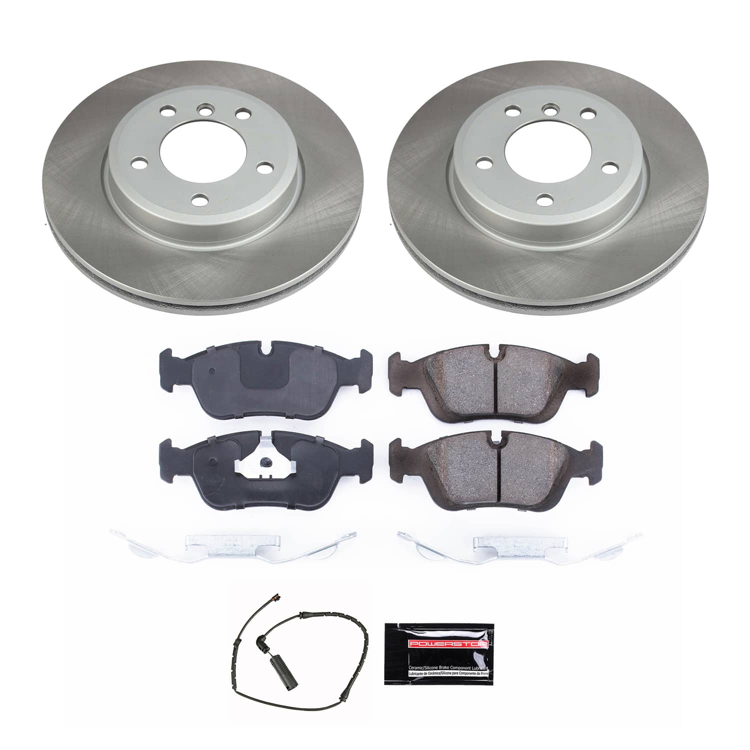 Power Stop SC869 - Front Z17 Evolution Pad And Semi-Coated Rotor Kit vehicle fitment brake part