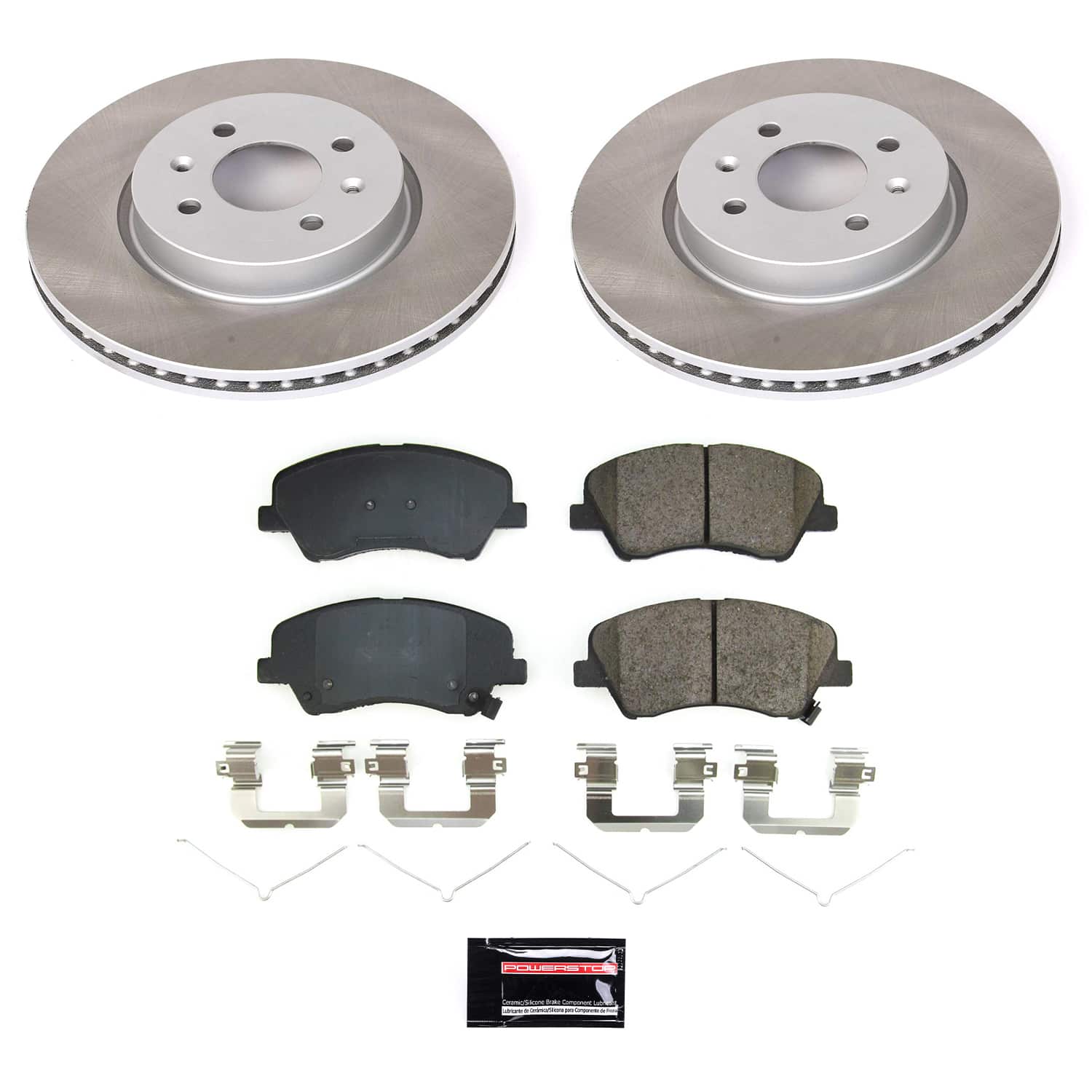 Power Stop SC8699 - Front Z17 Evolution Pad And Semi-Coated Rotor Kit vehicle fitment brake part