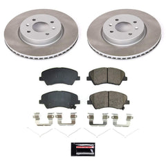 Power Stop SC8699 - Front Z17 Evolution Pad And Semi-Coated Rotor Kit vehicle fitment brake part