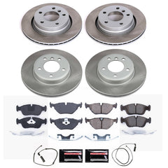 Power Stop SC871 - Rear Z17 Evolution Pad And Semi-Coated Rotor Kit vehicle fitment brake part