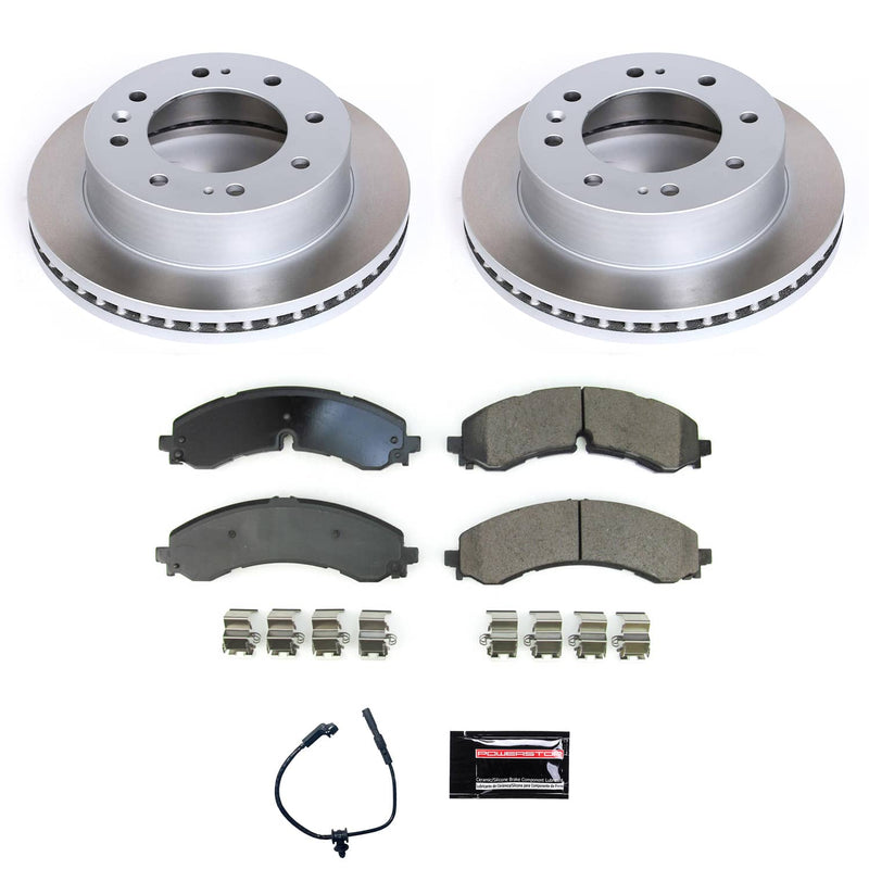 Power Stop SC8713 - Rear Z17 Evolution Pad And Semi-Coated Rotor Kit vehicle fitment brake part