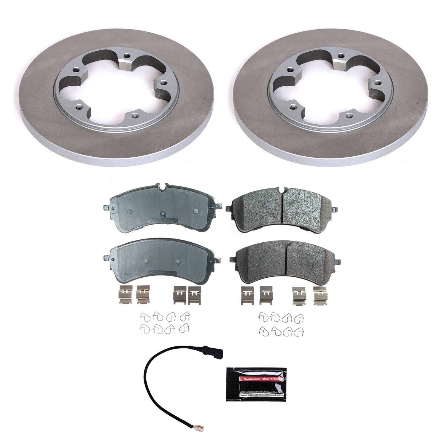 Power Stop SC8714 - Rear Z17 Evolution Pad And Semi-Coated Rotor Kit vehicle fitment brake part