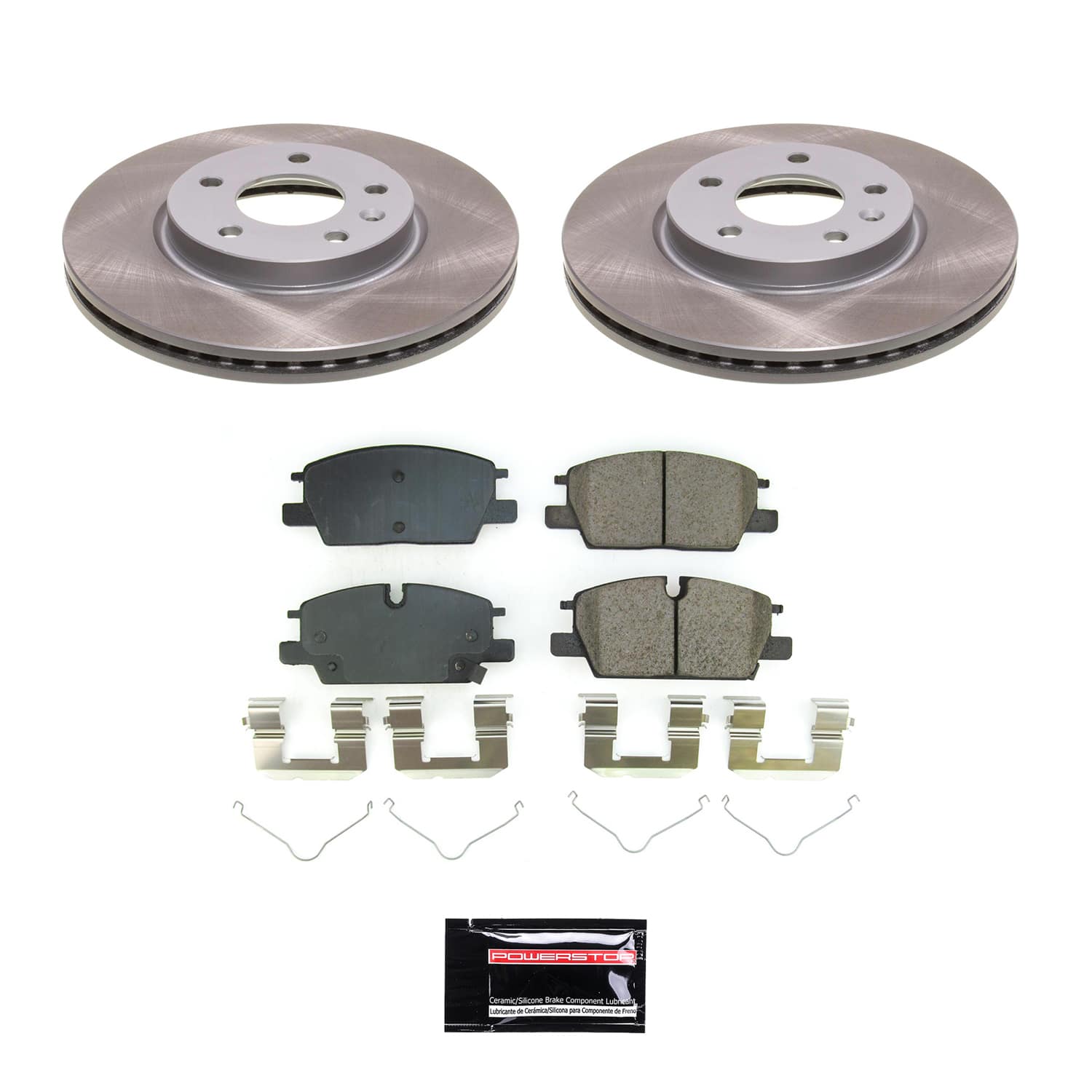 Power Stop SC8738 - Front Z17 Evolution Pad And Semi-Coated Rotor Kit vehicle fitment brake part