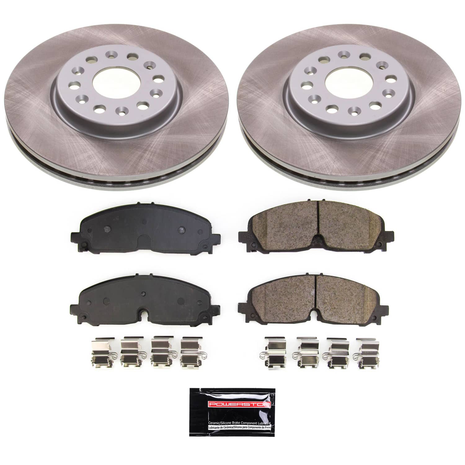 Power Stop SC8739 - Front Z17 Evolution Pad And Semi-Coated Rotor Kit vehicle fitment brake part