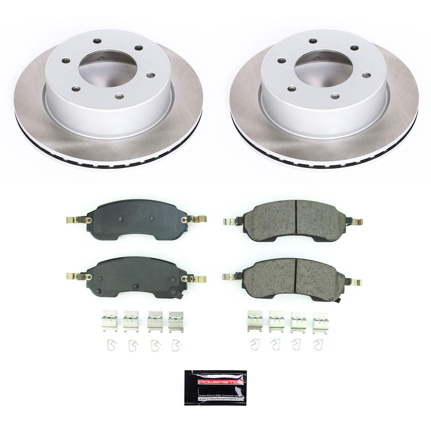 Power Stop SC8763 - Rear Z17 Evolution Pad And Semi-Coated Rotor Kit vehicle fitment brake part
