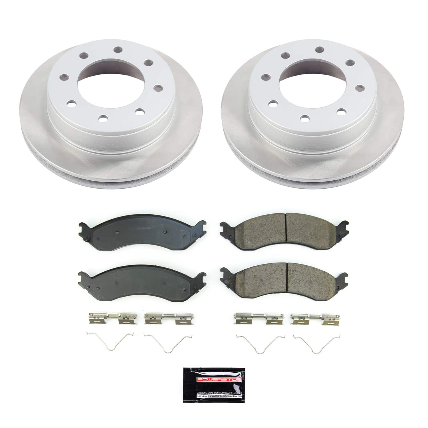 Power Stop SC8767 - Rear Z17 Evolution Pad And Semi-Coated Rotor Kit vehicle fitment brake part