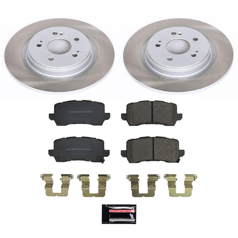 Power Stop SC8768 - Rear Z17 Evolution Pad And Semi-Coated Rotor Kit vehicle fitment brake part