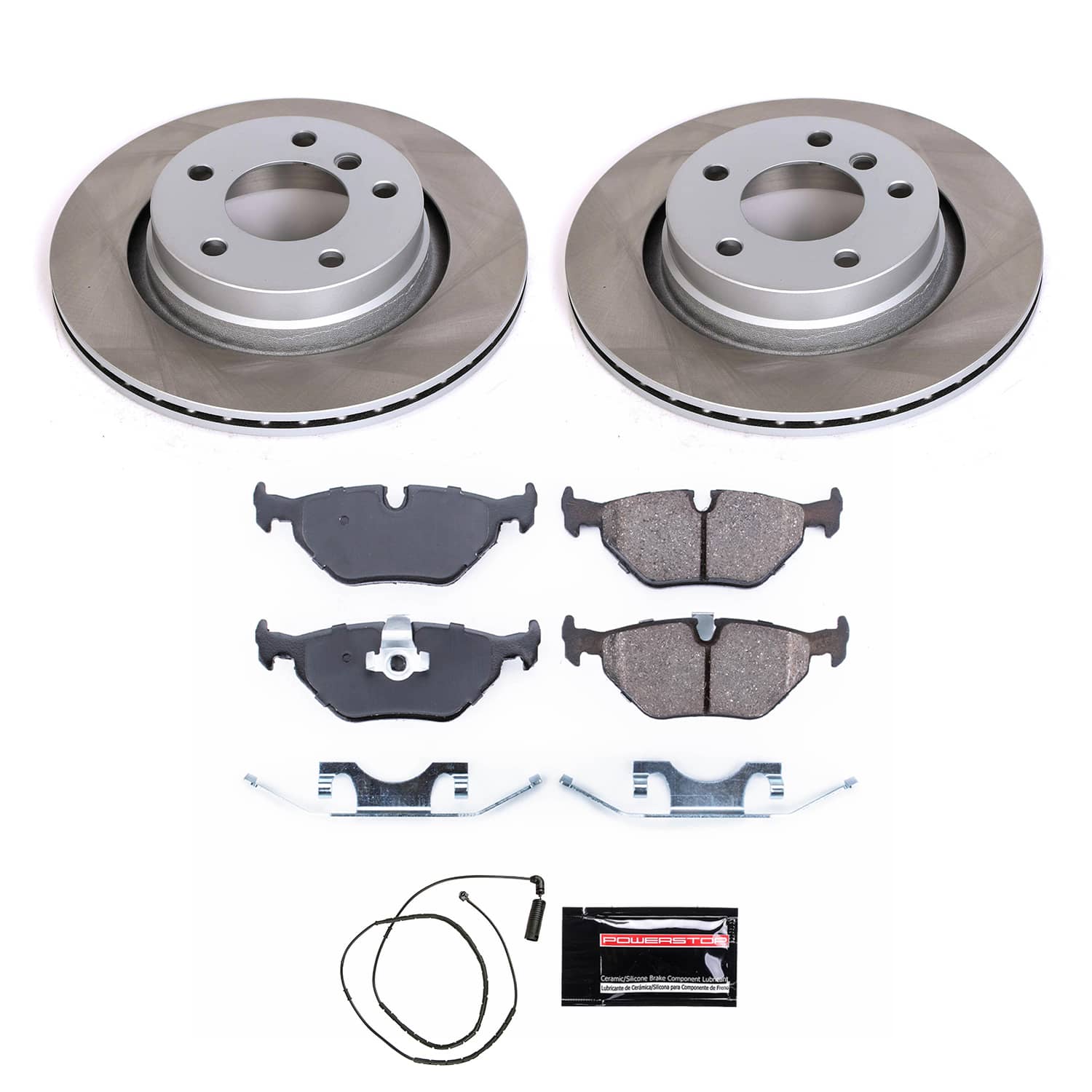 Power Stop SC877 - Rear Z17 Evolution Pad And Semi-Coated Rotor Kit vehicle fitment brake part