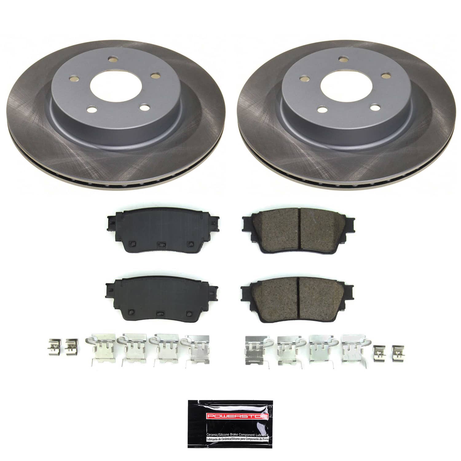 Power Stop SC8771 - Rear Z17 Evolution Pad And Semi-Coated Rotor Kit vehicle fitment brake part