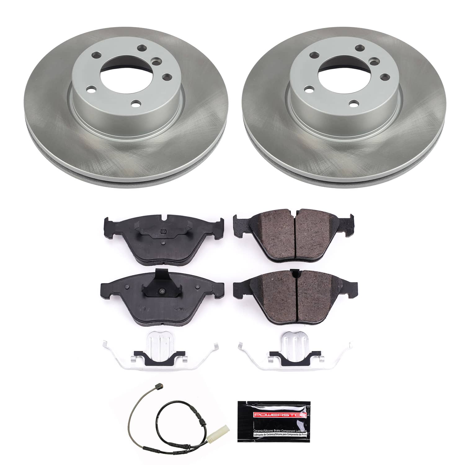 Power Stop SC8823 - Front Z17 Evolution Pad And Semi-Coated Rotor Kit vehicle fitment brake part