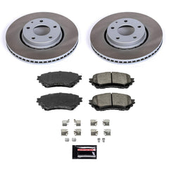 Power Stop SC8840 - Front Z17 Evolution Pad And Semi-Coated Rotor Kit vehicle fitment brake part