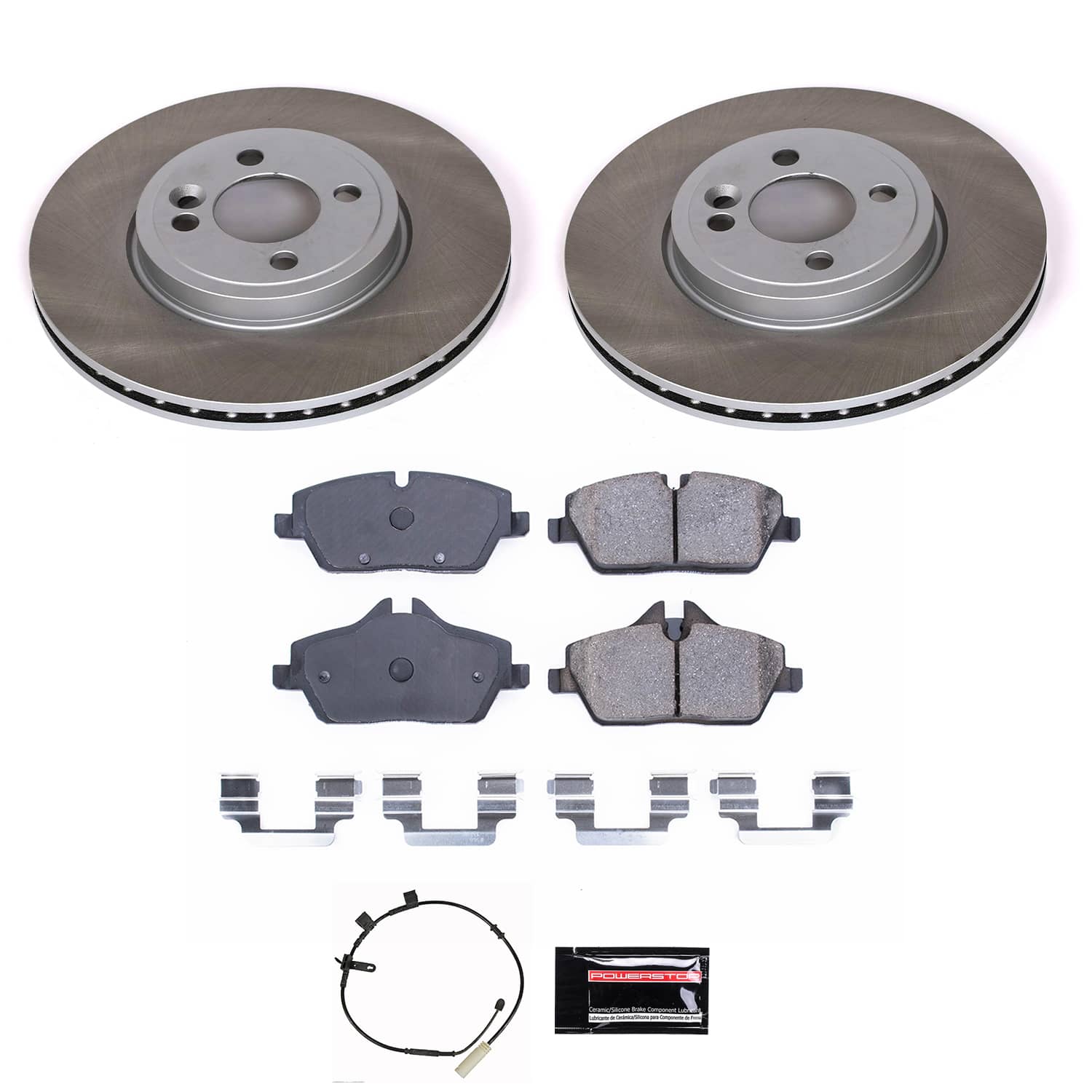 Power Stop SC8842 - Front Z17 Evolution Pad And Semi-Coated Rotor Kit vehicle fitment brake part