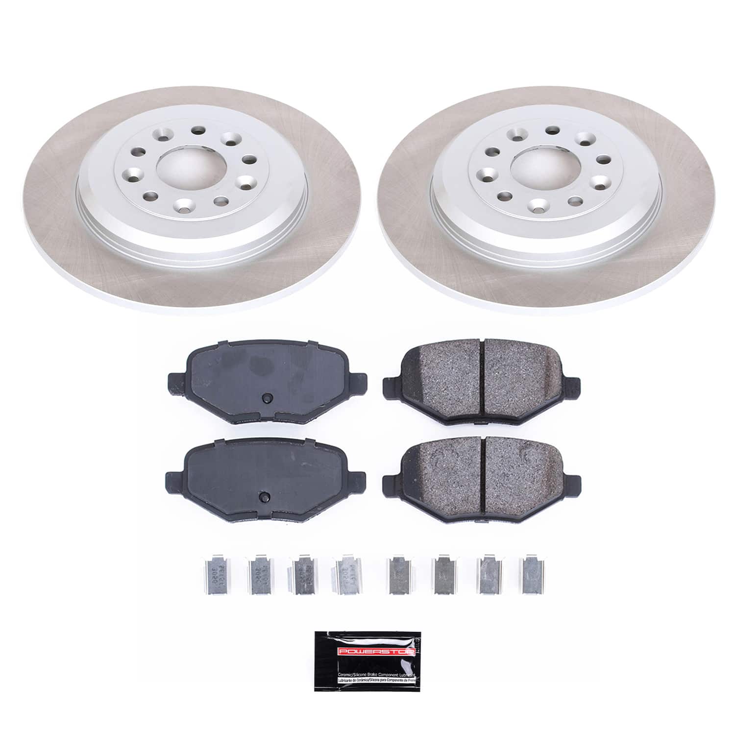 Power Stop SC8846 - Rear Z17 Evolution Pad And Semi-Coated Rotor Kit vehicle fitment brake part