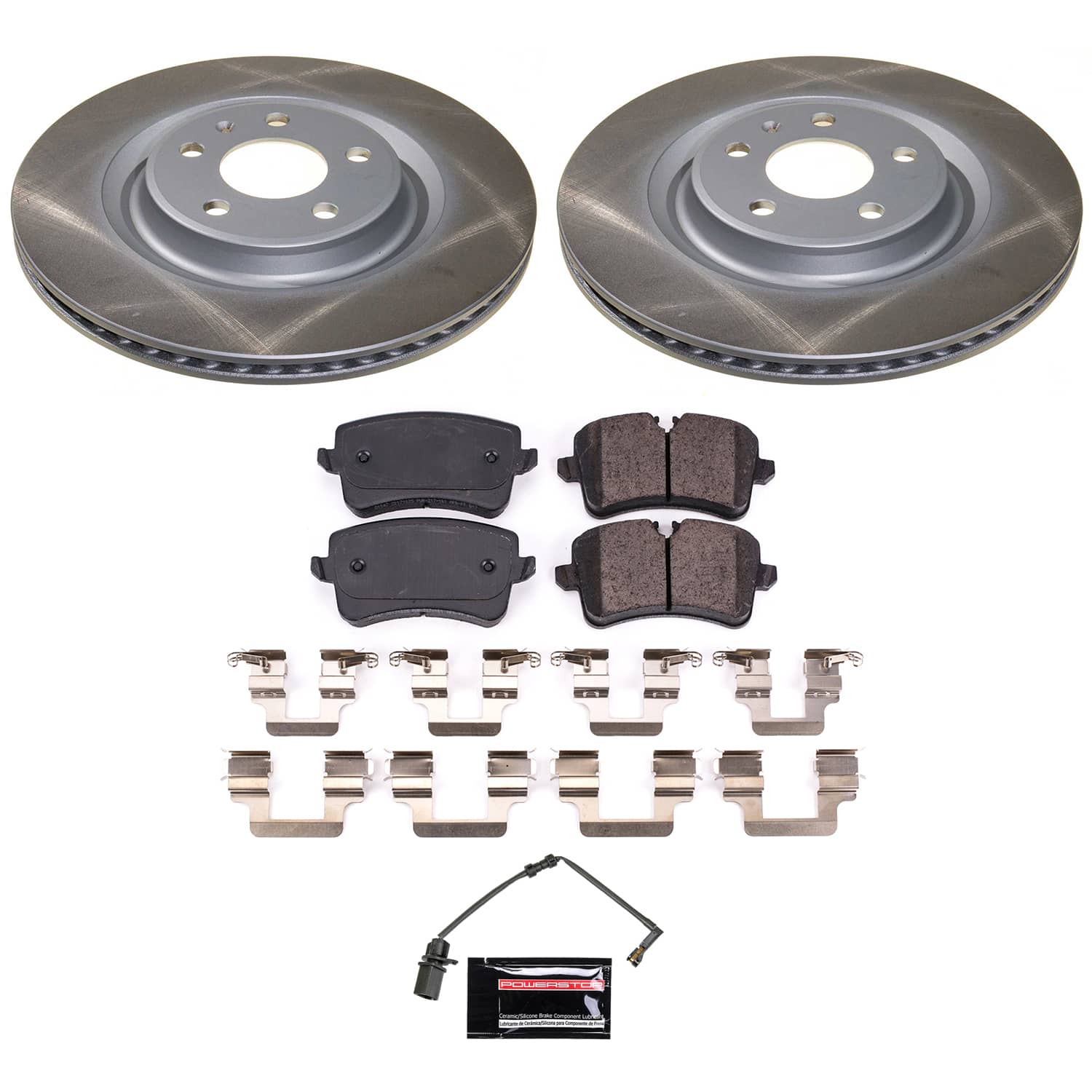 Power Stop SC8850 - Rear Z17 Evolution Pad And Semi-Coated Rotor Kit vehicle fitment brake part