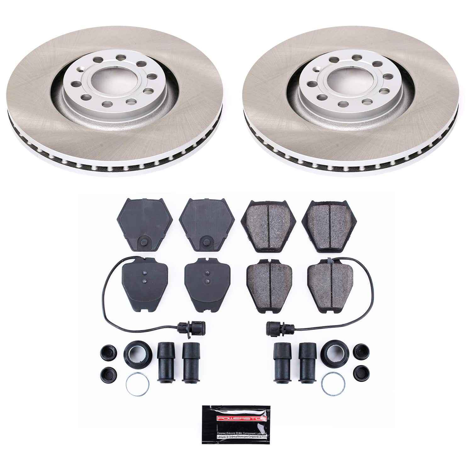 Power Stop SC886 - Front Z17 Evolution Pad And Semi-Coated Rotor Kit vehicle fitment brake part