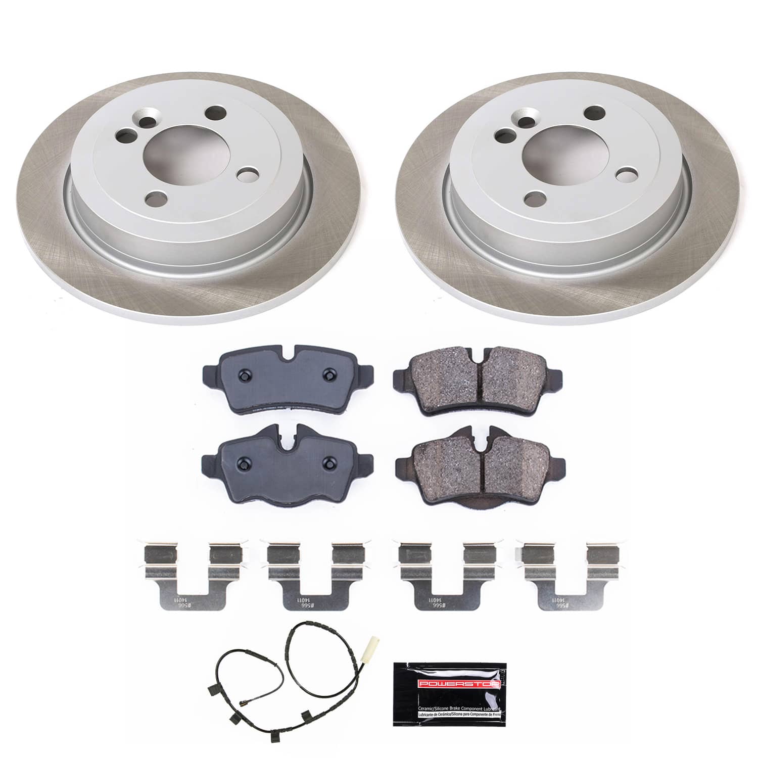 Power Stop SC8871 - Rear Z17 Evolution Pad And Semi-Coated Rotor Kit vehicle fitment brake part