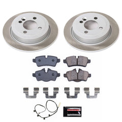 Power Stop SC8871 - Rear Z17 Evolution Pad And Semi-Coated Rotor Kit vehicle fitment brake part