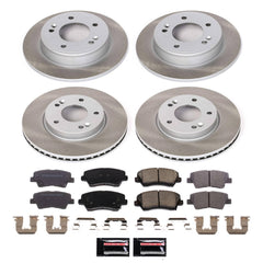 Power Stop SC8889 - Front And Rear Z17 Evolution Pad And Semi-Coated Rotor Kit vehicle fitment brake part