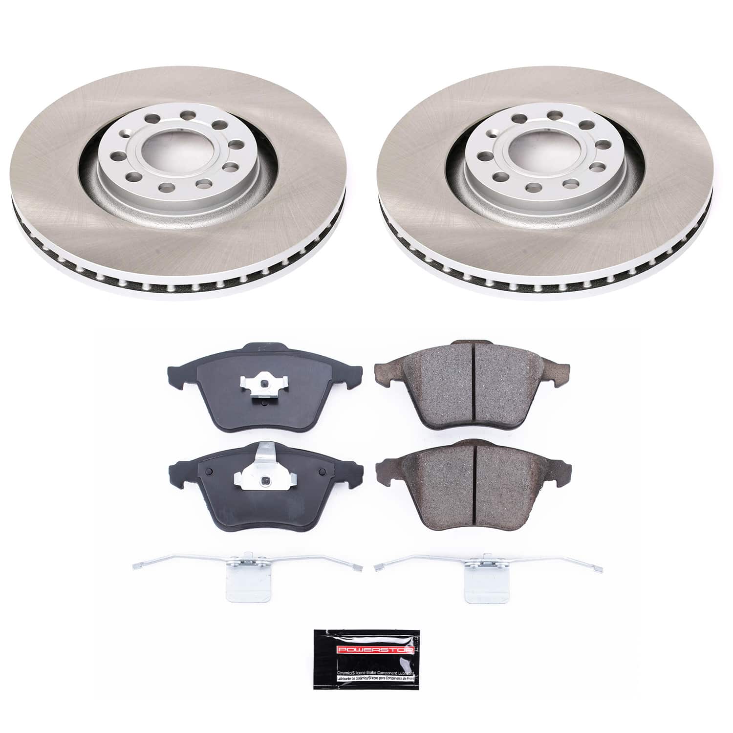 Power Stop SC891 - Front Z17 Evolution Pad And Semi-Coated Rotor Kit vehicle fitment brake part