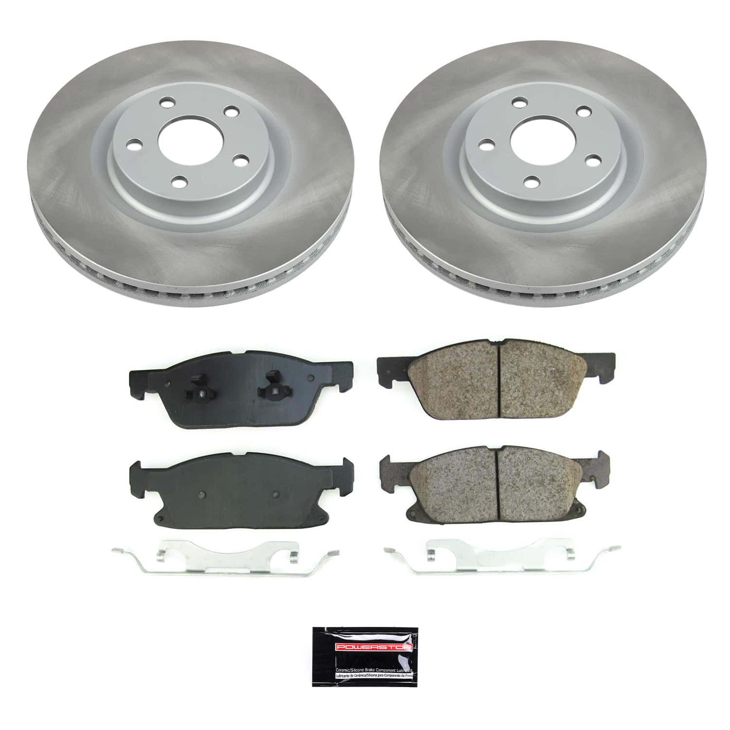 Power Stop SC8961 - Front Z17 Evolution Pad And Semi-Coated Rotor Kit vehicle fitment brake part